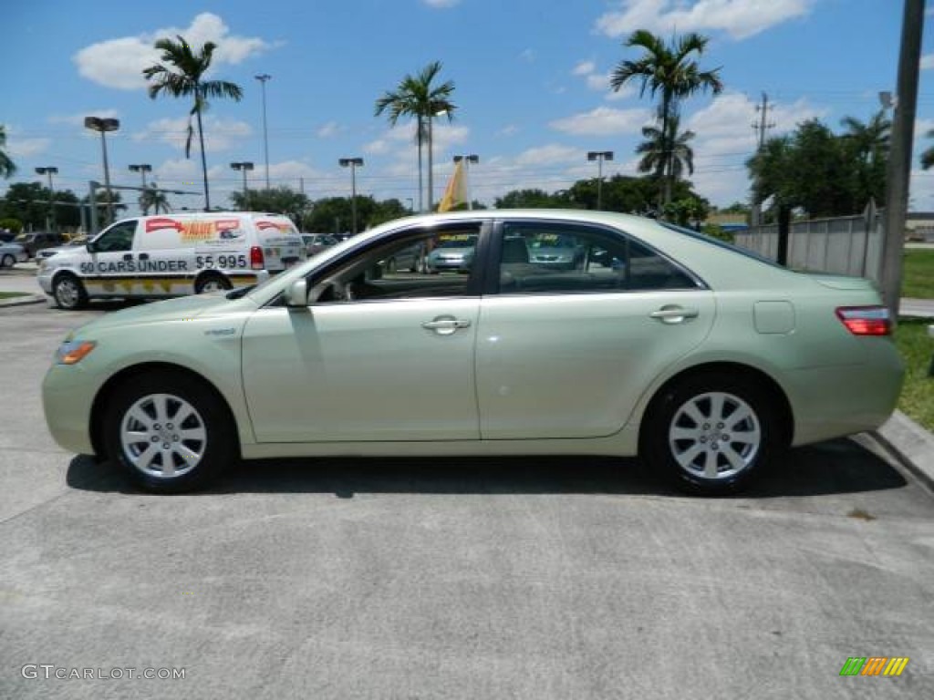 2007 Camry Hybrid - Jasper Green Pearl / Ash photo #6