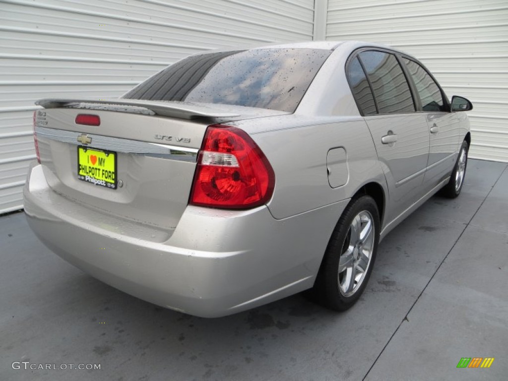 2007 Malibu LTZ Sedan - Silverstone Metallic / Titanium Gray photo #4