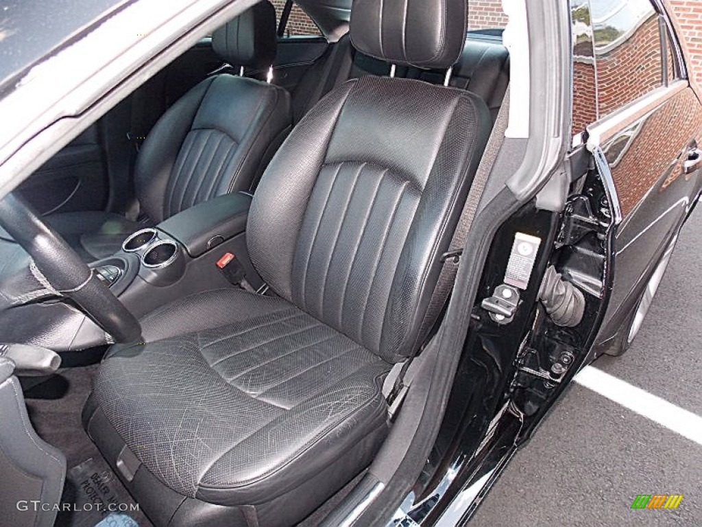 Black Interior 2007 Mercedes-Benz CLS 550 Photo #81130419