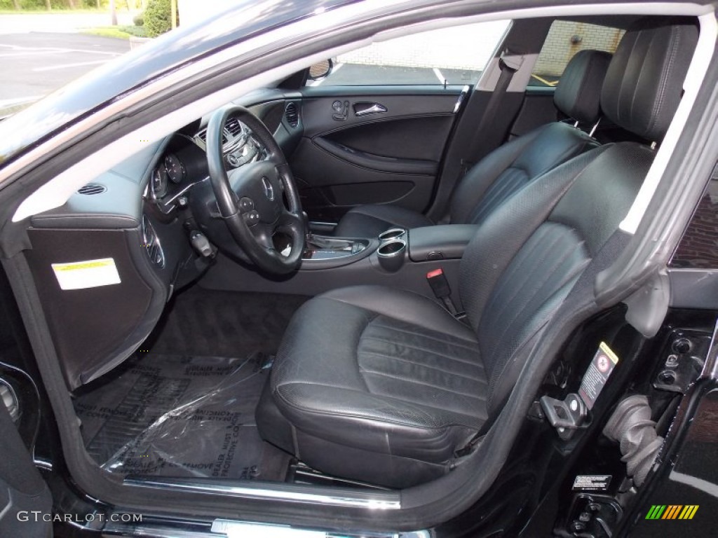 Black Interior 2007 Mercedes-Benz CLS 550 Photo #81130443