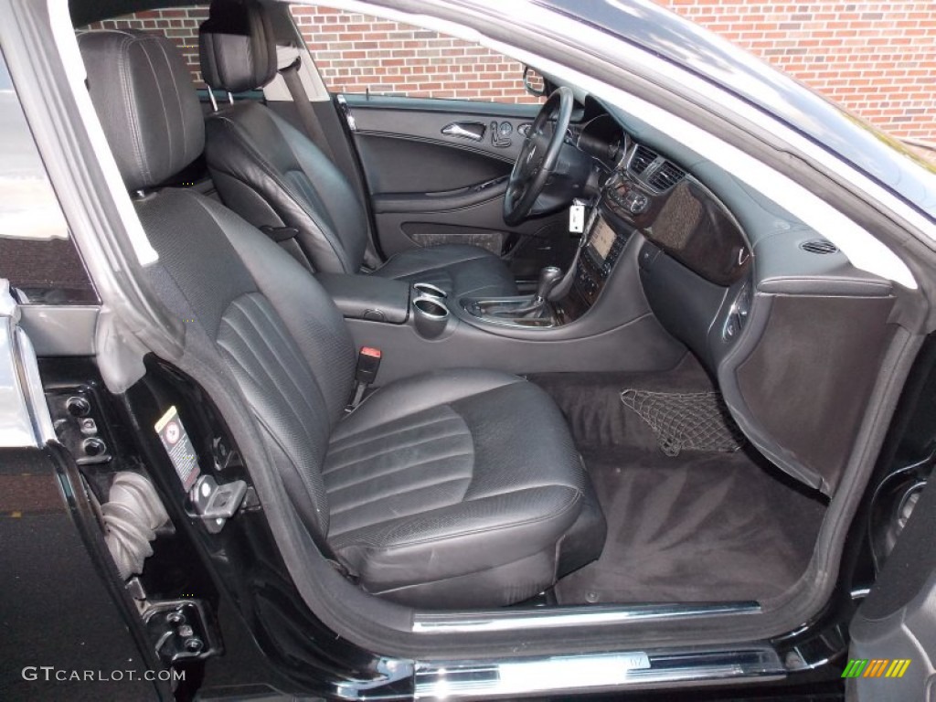 Black Interior 2007 Mercedes-Benz CLS 550 Photo #81130650