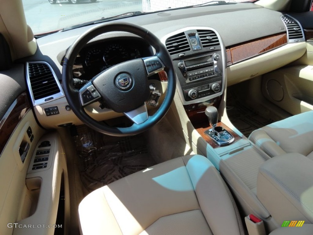 2008 SRX 4 V6 AWD - Crystal Red / Cashmere/Cocoa photo #12