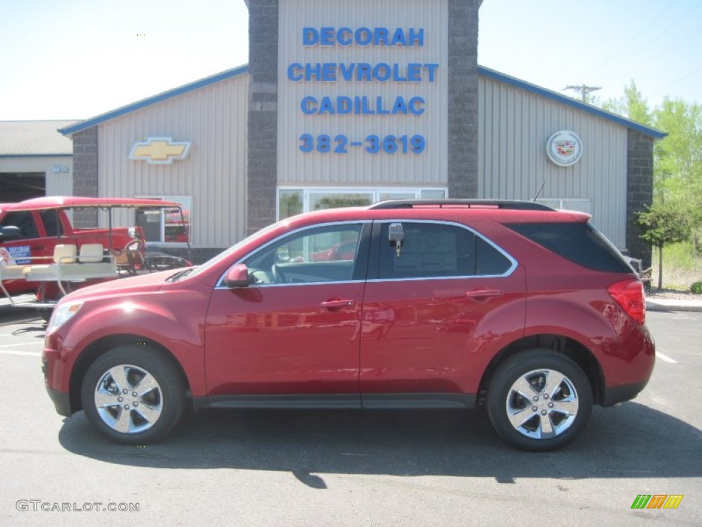 2013 Equinox LT - Crystal Red Tintcoat / Light Titanium/Jet Black photo #1