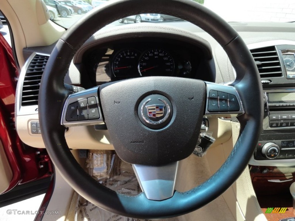 2008 SRX 4 V6 AWD - Crystal Red / Cashmere/Cocoa photo #17