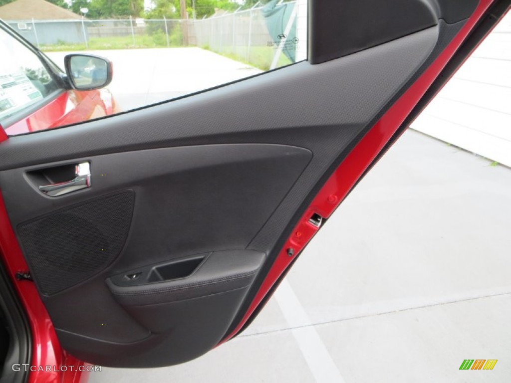 2013 Hyundai Veloster Standard Veloster Model Gray Door Panel Photo #81132159