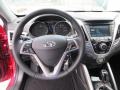 Gray 2013 Hyundai Veloster Standard Veloster Model Steering Wheel