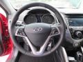 Gray 2013 Hyundai Veloster Standard Veloster Model Steering Wheel