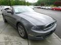 2013 Sterling Gray Metallic Ford Mustang V6 Premium Convertible  photo #7