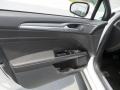 Charcoal Black 2013 Ford Fusion Energi Titanium Door Panel
