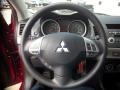Black 2013 Mitsubishi Lancer ES Steering Wheel