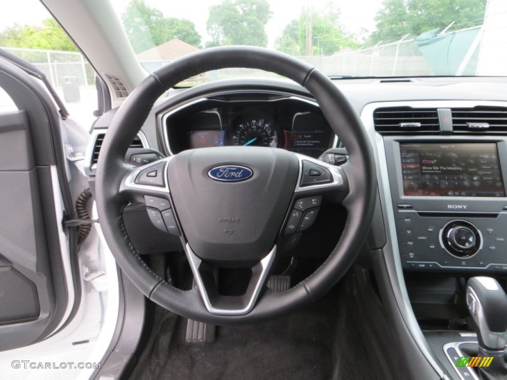 2013 Ford Fusion Energi Titanium Steering Wheel Photos