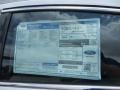 2013 Ford Fusion Energi Titanium Window Sticker