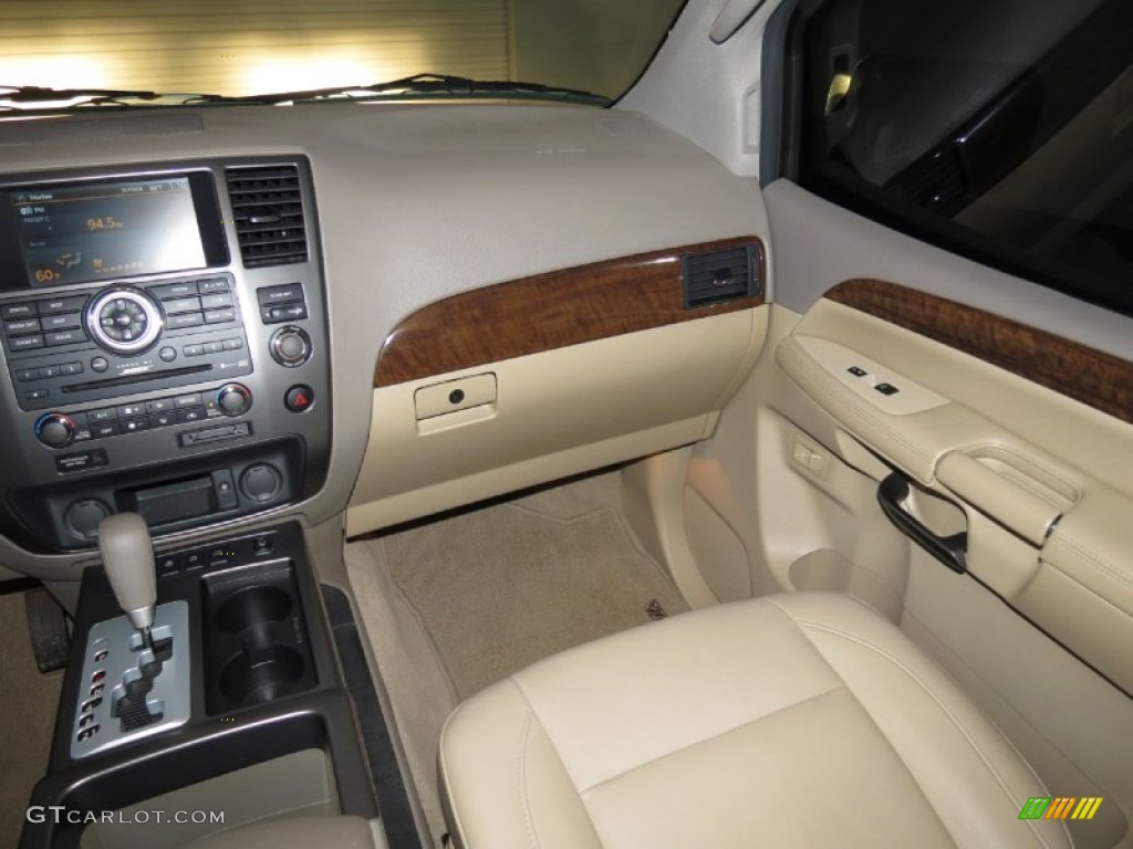 2011 Nissan Armada Platinum Almond Dashboard Photo #81134232