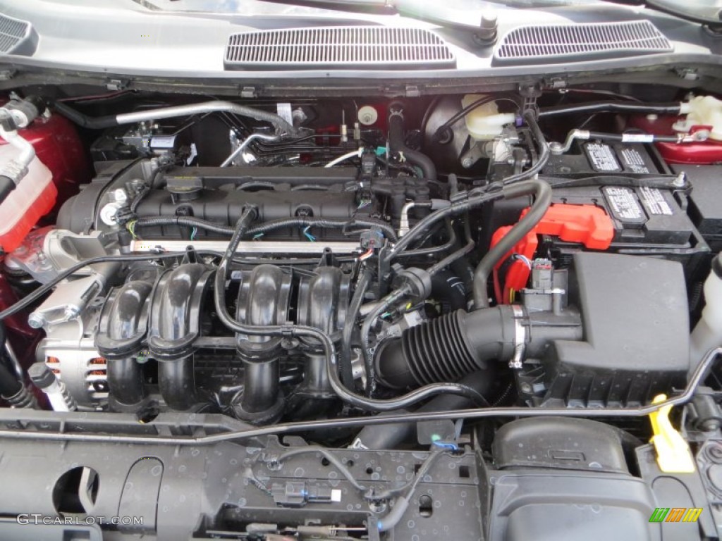 2013 Ford Fiesta SE Hatchback Engine Photos