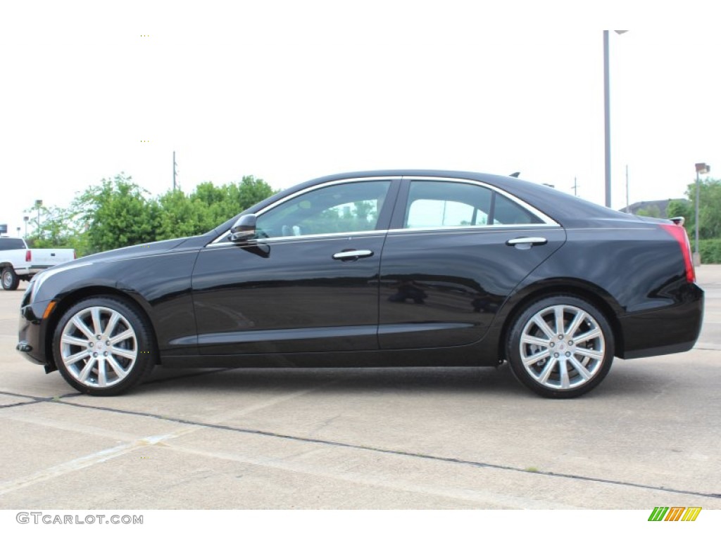 Black Raven 2013 Cadillac ATS 2.0L Turbo Luxury Exterior Photo #81134277