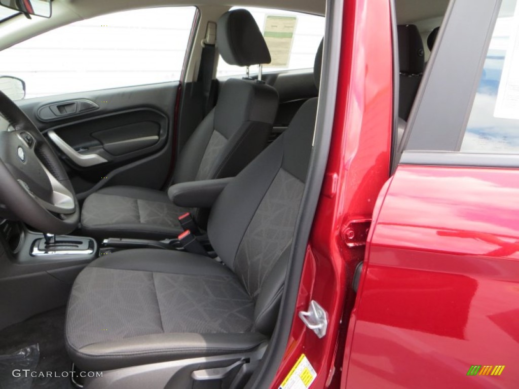 2013 Fiesta SE Hatchback - Ruby Red / Charcoal Black photo #23