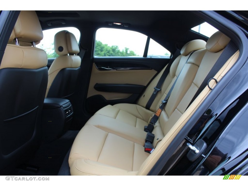 Caramel/Jet Black Accents Interior 2013 Cadillac ATS 2.0L Turbo Luxury Photo #81134621