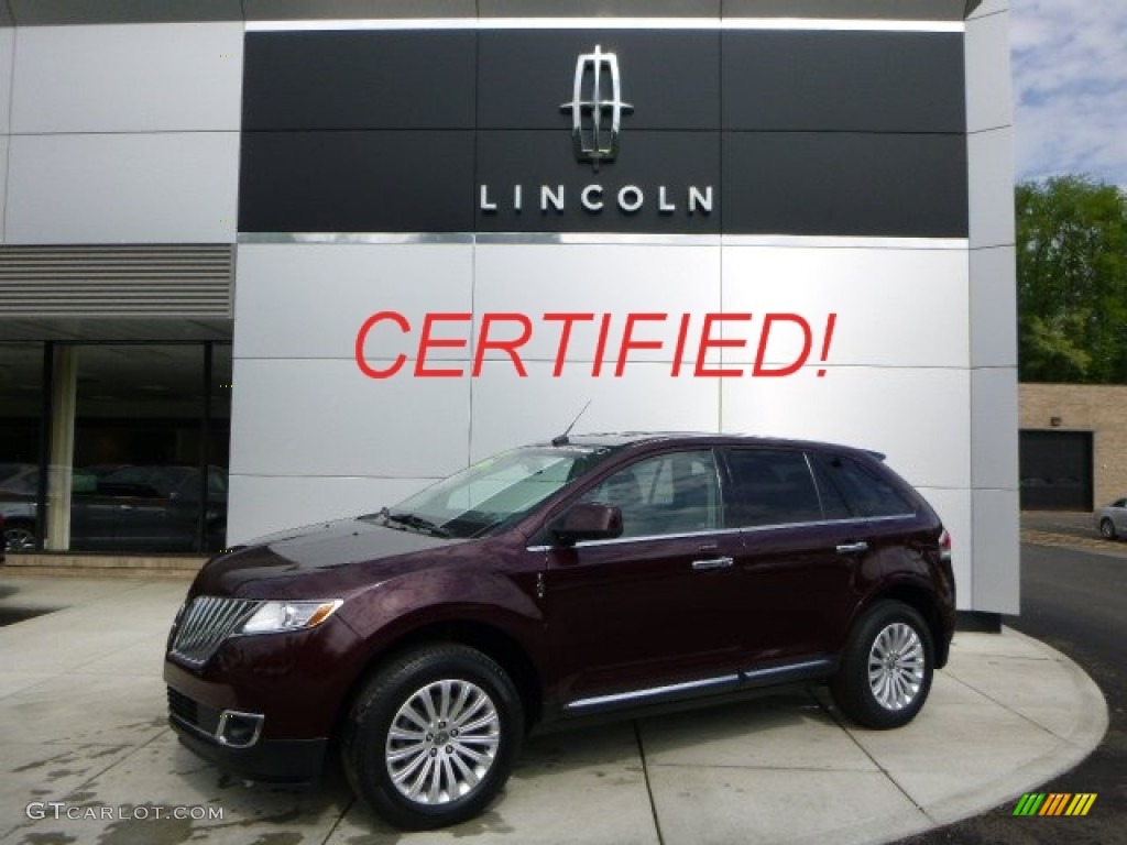 2011 MKX AWD - Bordeaux Reserve Red Metallic / Medium Light Stone photo #1
