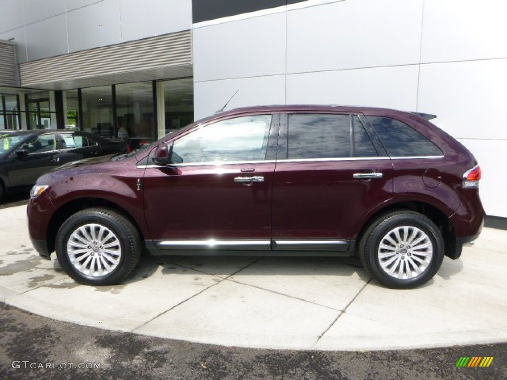 Bordeaux Reserve Red Metallic 2011 Lincoln MKX AWD Exterior Photo #81135603