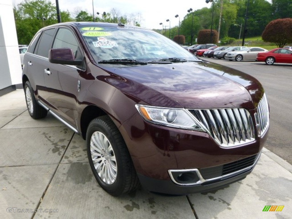 Bordeaux Reserve Red Metallic 2011 Lincoln MKX AWD Exterior Photo #81135712