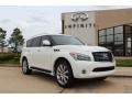 2013 Moonlight White Infiniti QX 56  photo #1