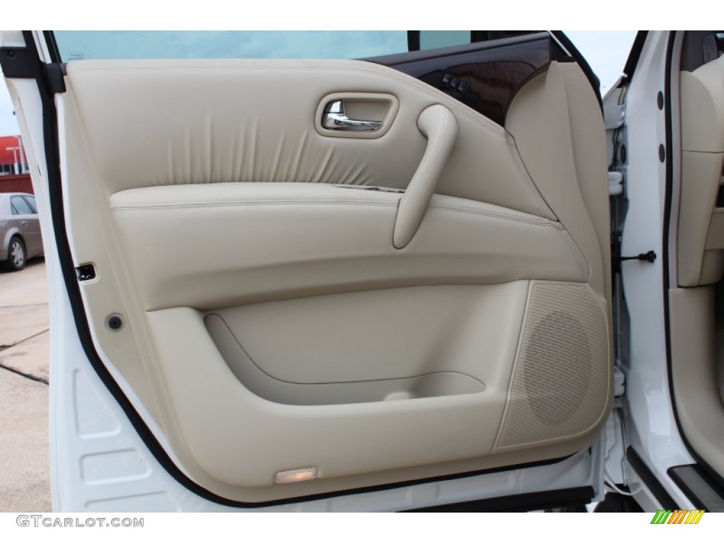 2013 Infiniti QX 56 Wheat Door Panel Photo #81136377