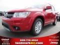 Brilliant Red Tri-Coat Pearl 2013 Dodge Journey SXT