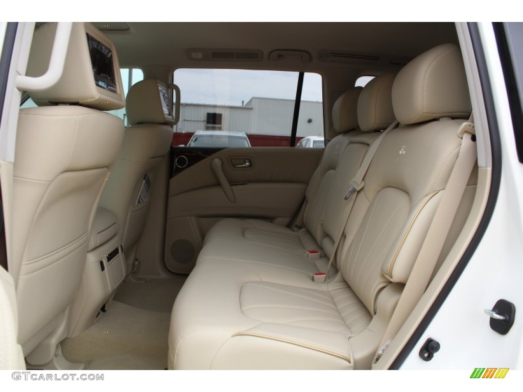 2013 QX 56 - Moonlight White / Wheat photo #20