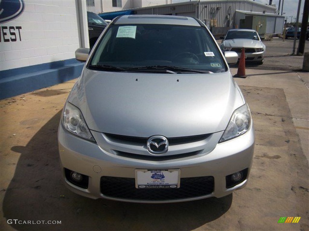 2007 MAZDA5 Touring - True Silver Metallic / Black photo #2