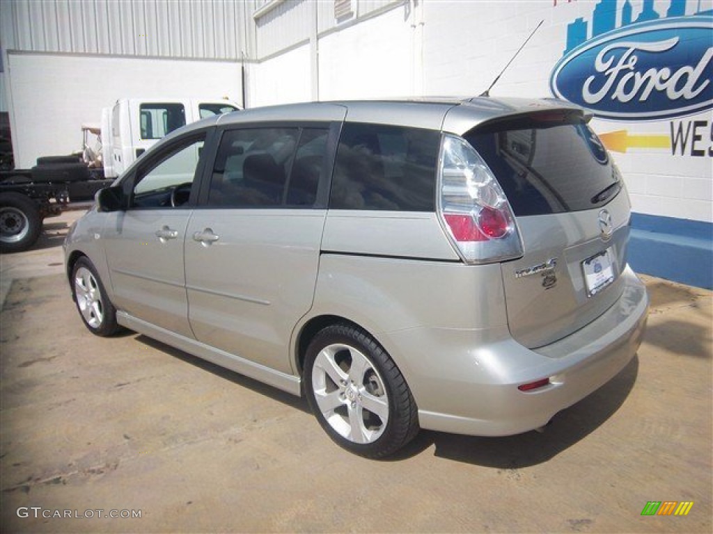 2007 MAZDA5 Touring - True Silver Metallic / Black photo #8