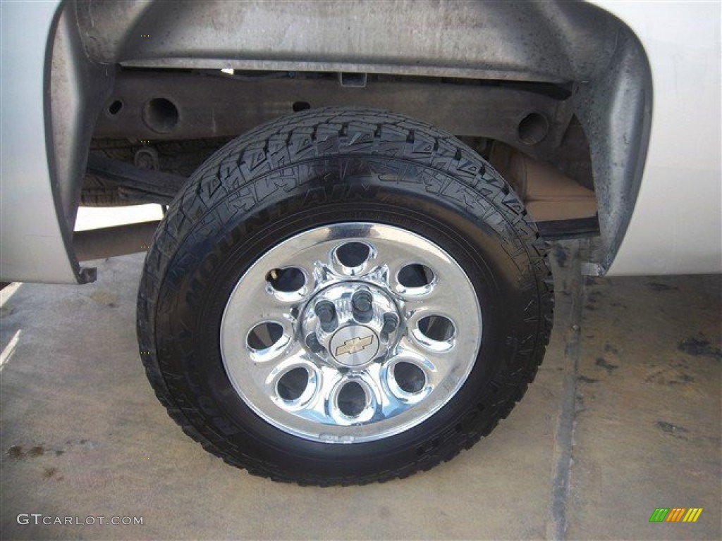 2011 Silverado 1500 LS Crew Cab - Sheer Silver Metallic / Dark Titanium photo #6