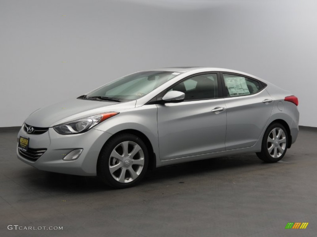 2013 Elantra Limited - Silver / Gray photo #1