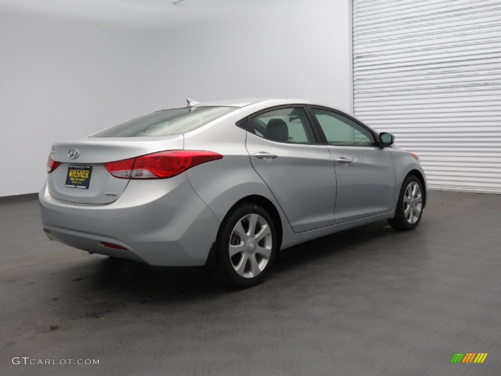 2013 Elantra Limited - Silver / Gray photo #2