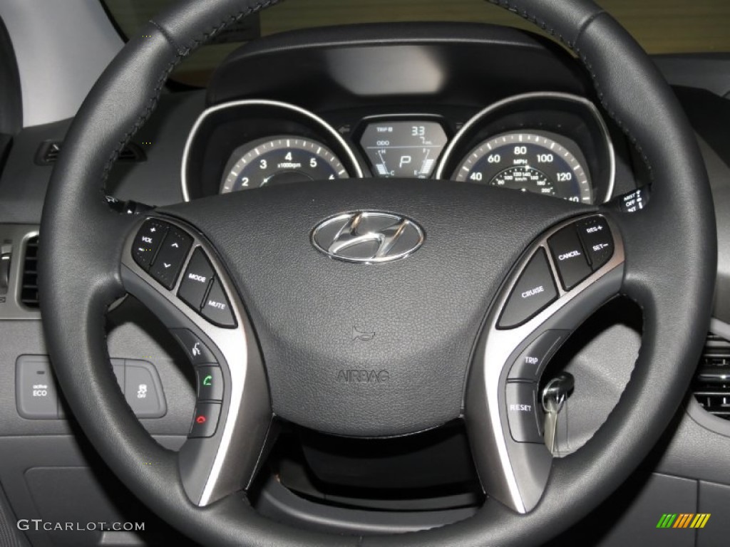 2013 Elantra Limited - Silver / Gray photo #4