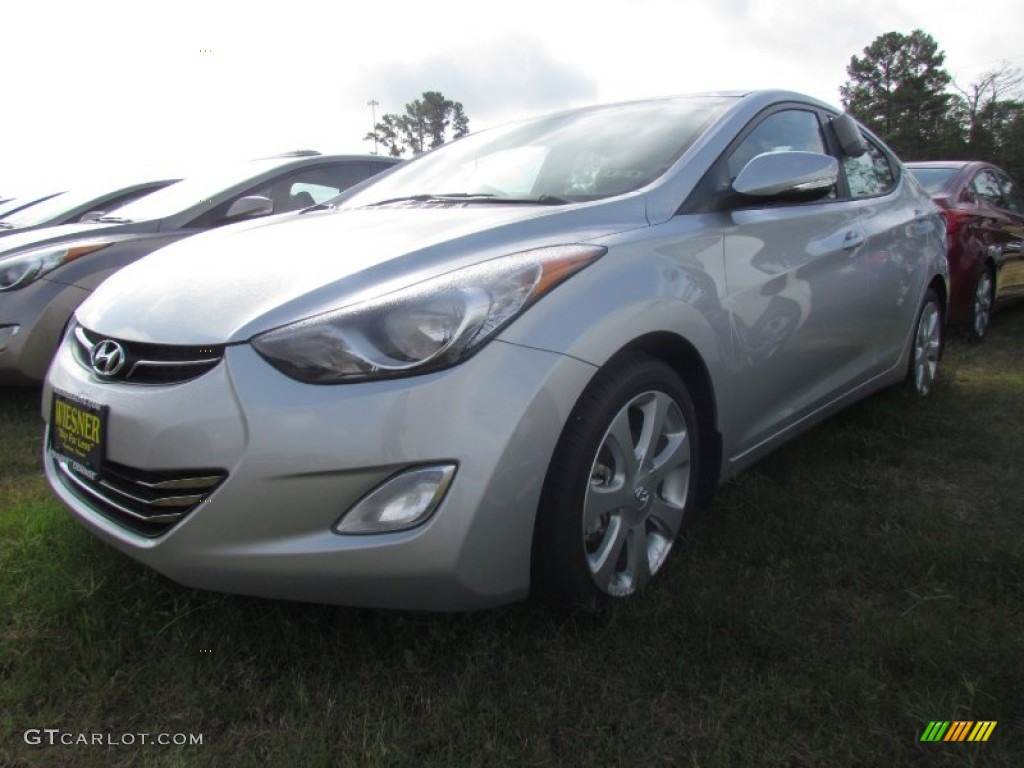 2013 Elantra Limited - Silver / Gray photo #8