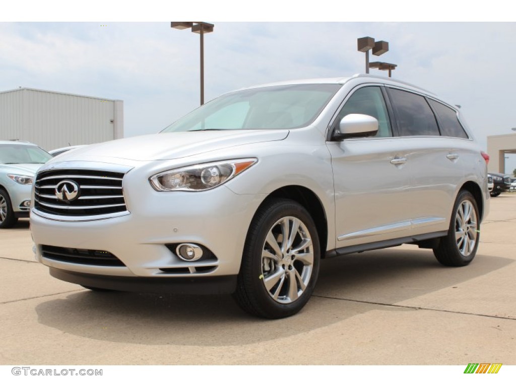 Glacial Silver 2013 Infiniti JX 35 AWD Exterior Photo #81138291
