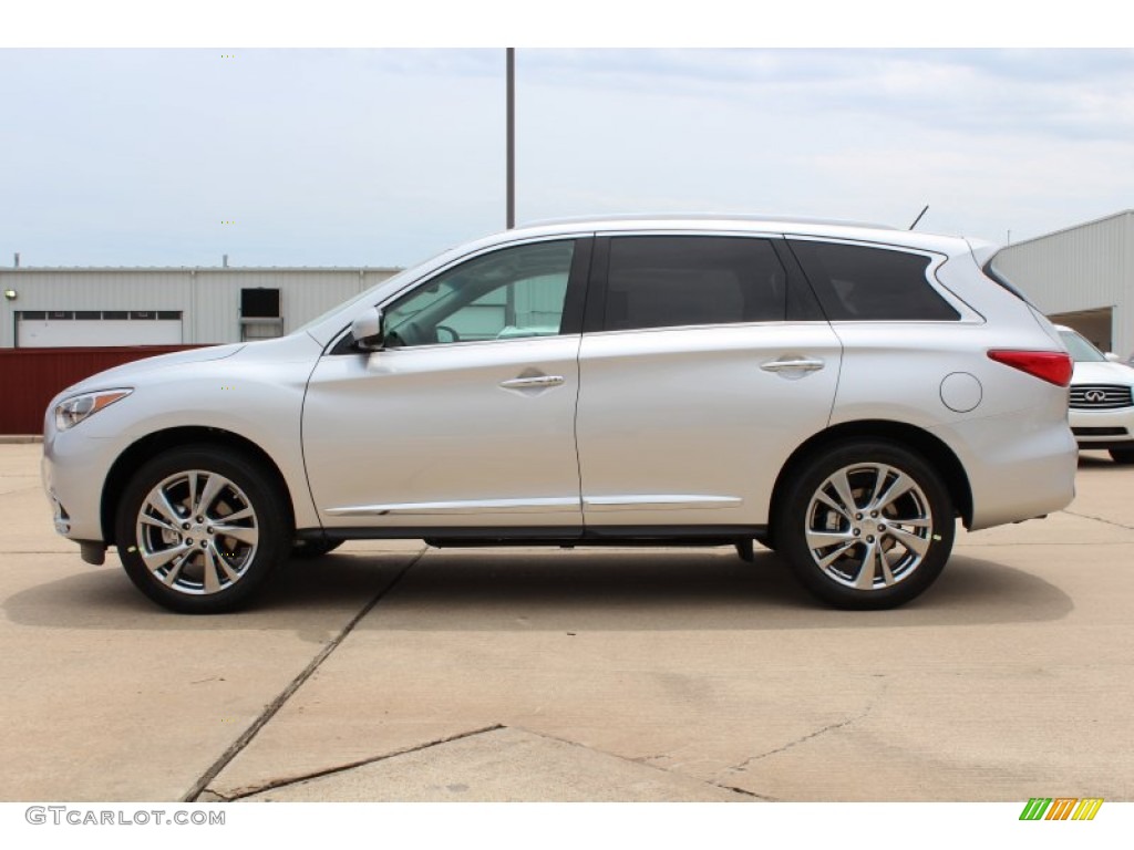 Glacial Silver 2013 Infiniti JX 35 AWD Exterior Photo #81138332