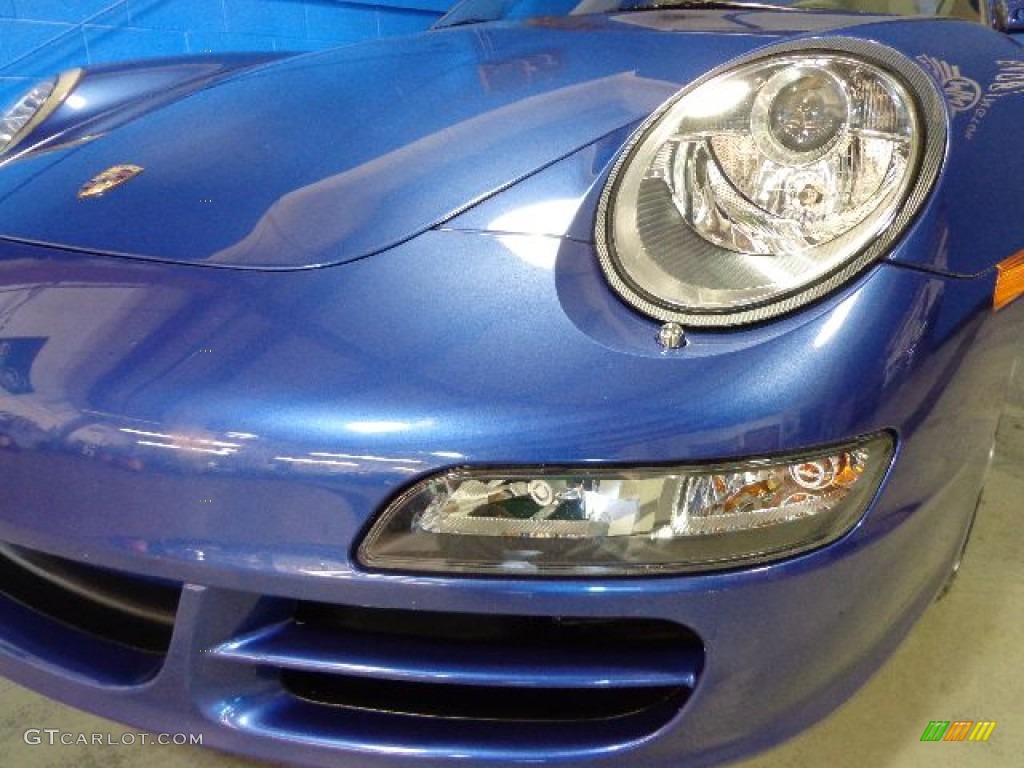 2006 911 Carrera S Cabriolet - Cobalt Blue Metallic / Stone Grey photo #4