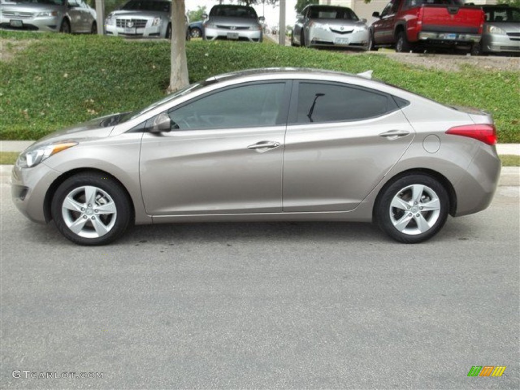 Desert Bronze 2011 Hyundai Elantra GLS Exterior Photo #81138392