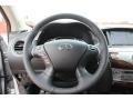 2013 Infiniti JX Graphite Interior Steering Wheel Photo