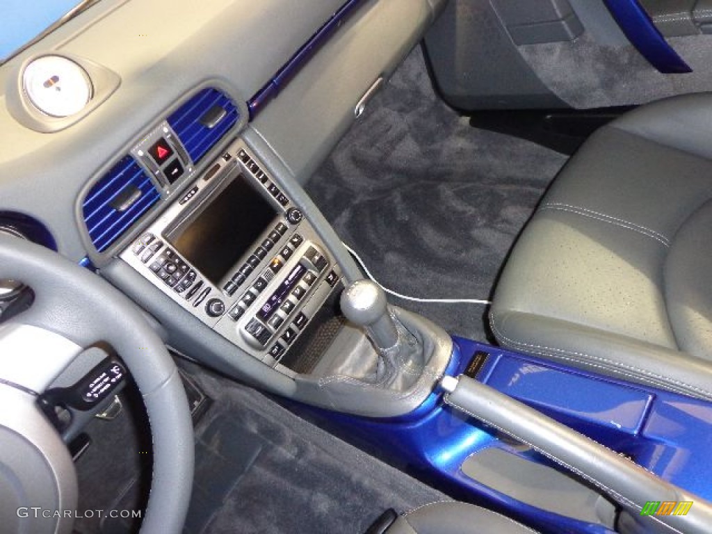 2006 911 Carrera S Cabriolet - Cobalt Blue Metallic / Stone Grey photo #26