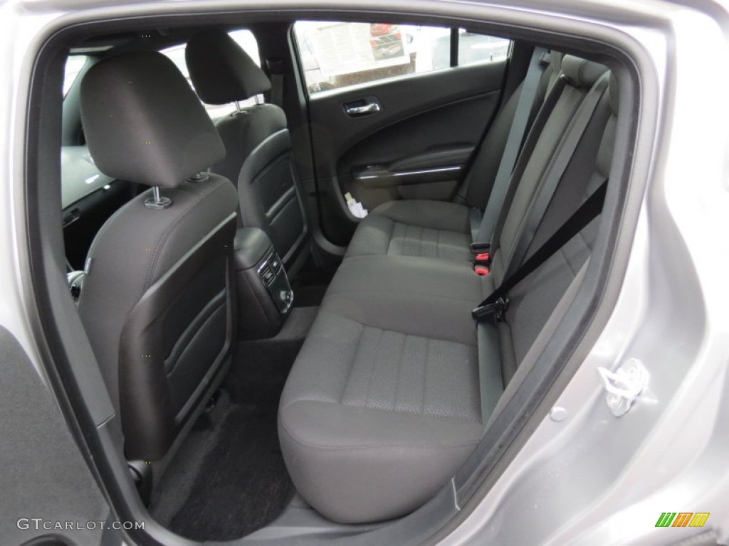 Black Interior 2013 Dodge Charger SE Photo #81138999