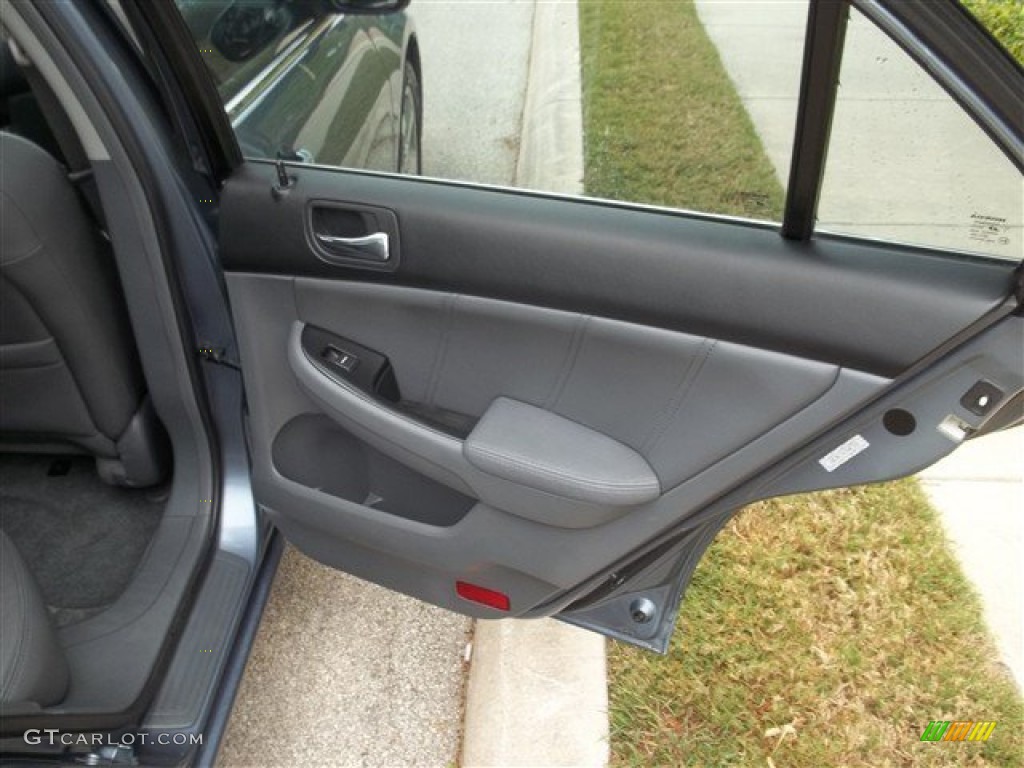 2007 Honda Accord EX-L V6 Sedan Gray Door Panel Photo #81139308