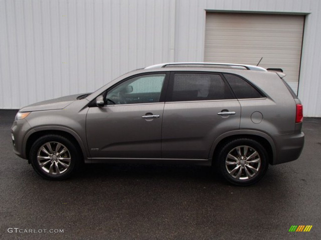 2011 Sorento SX V6 AWD - Titanium Silver / Black photo #1