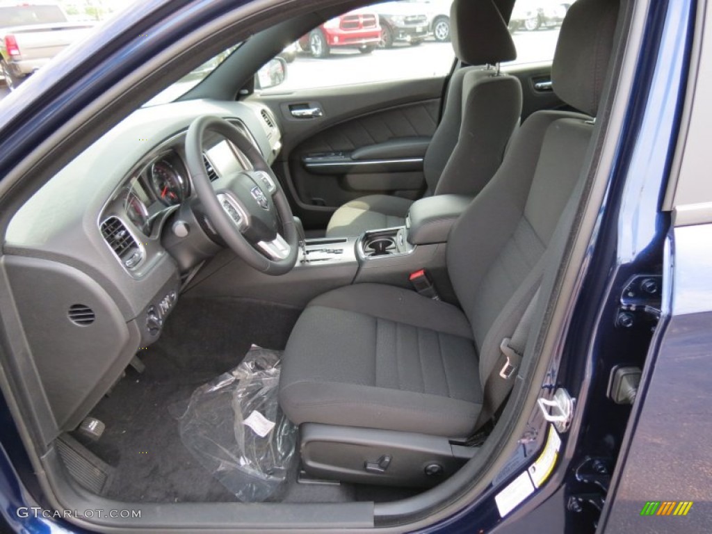Black Interior 2013 Dodge Charger R/T Photo #81139818