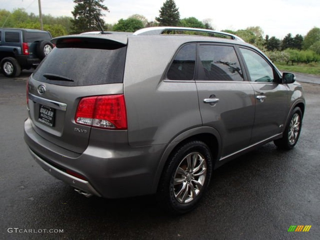 2011 Sorento SX V6 AWD - Titanium Silver / Black photo #6