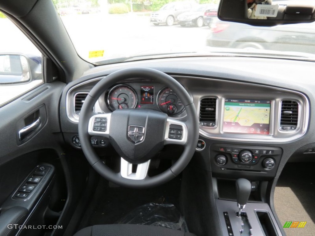 2013 Dodge Charger R/T Black Dashboard Photo #81139866