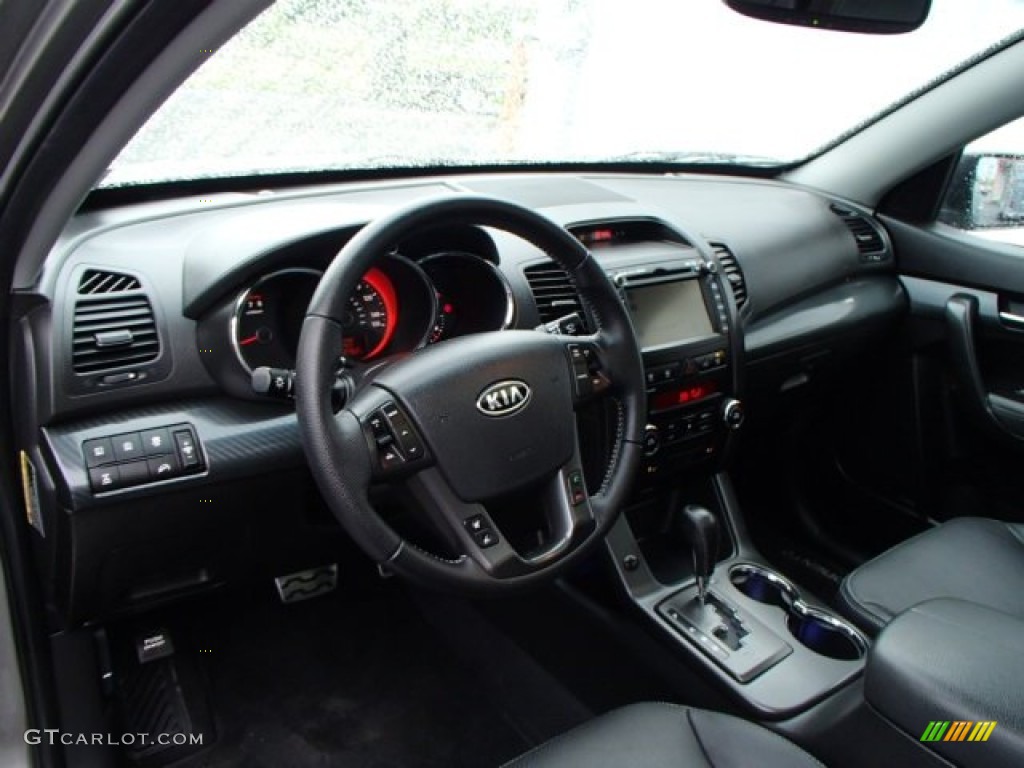 2011 Sorento SX V6 AWD - Titanium Silver / Black photo #10