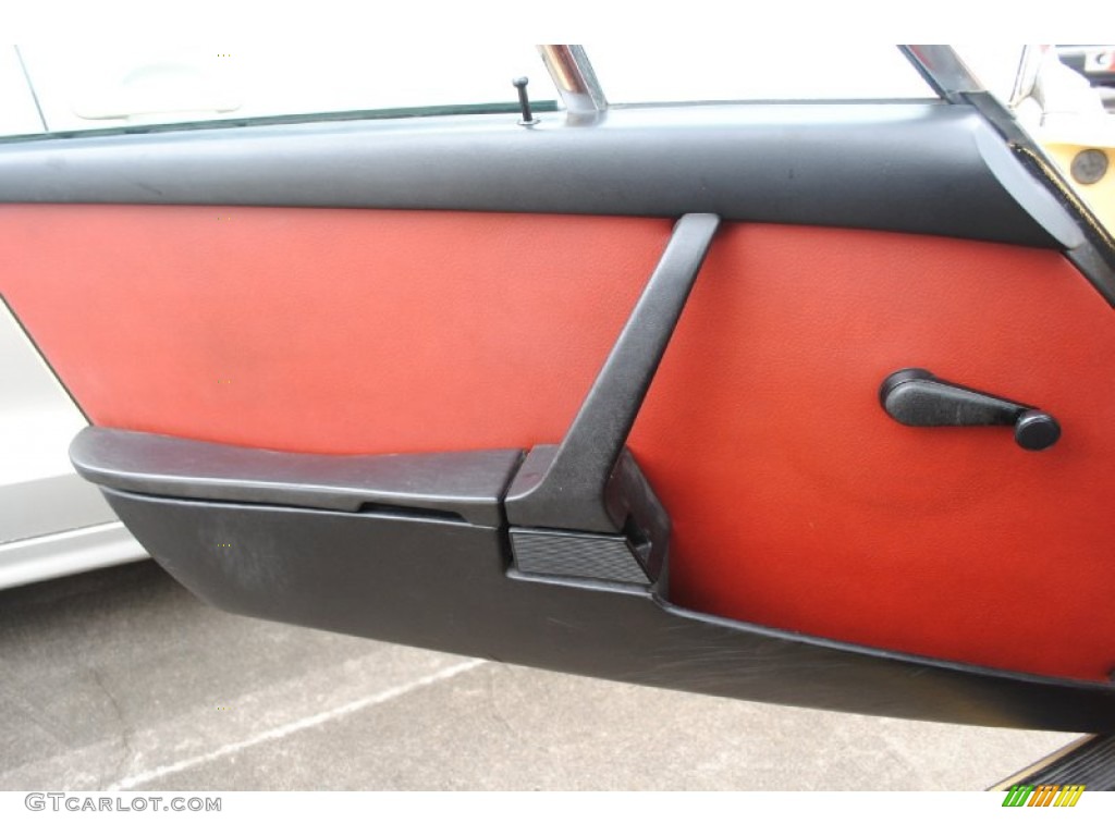 1974 Porsche 911 S Coupe Copper Red Door Panel Photo #81140340