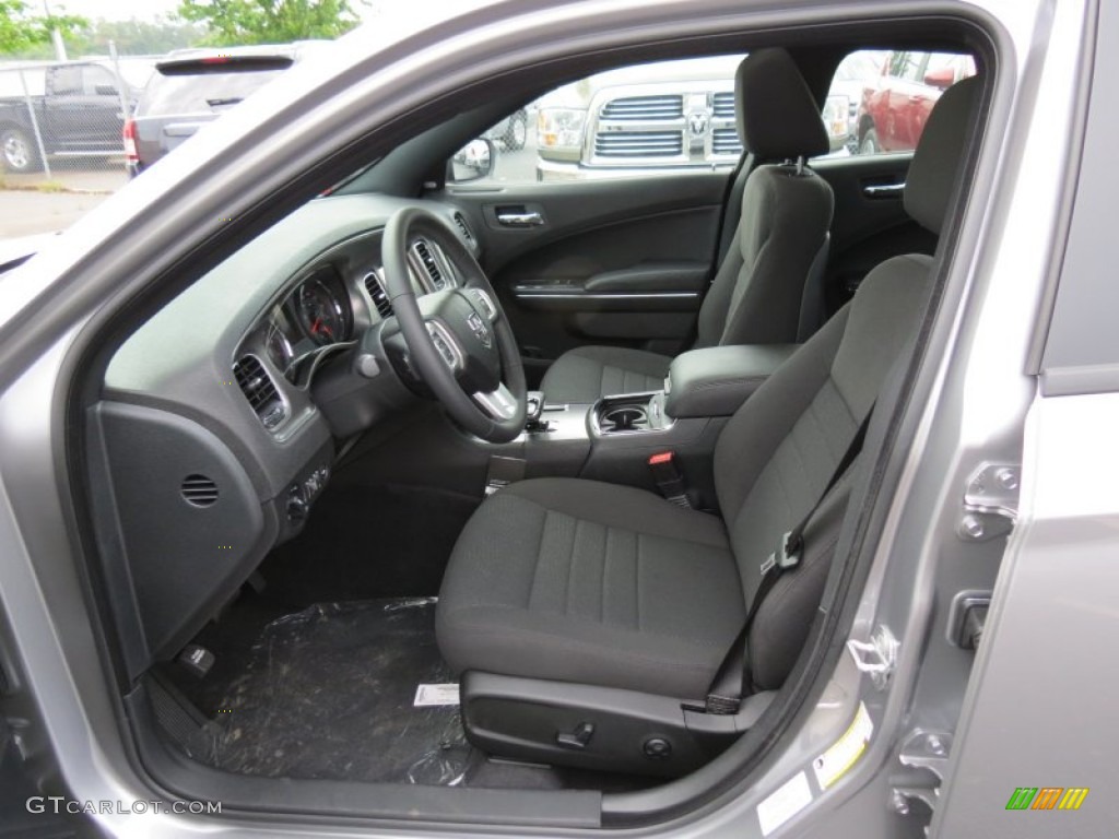 Black Interior 2013 Dodge Charger SXT Photo #81140420